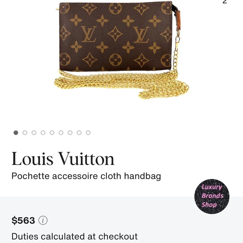 Louis Vuitton pochette with coa - Picture 9 of 9